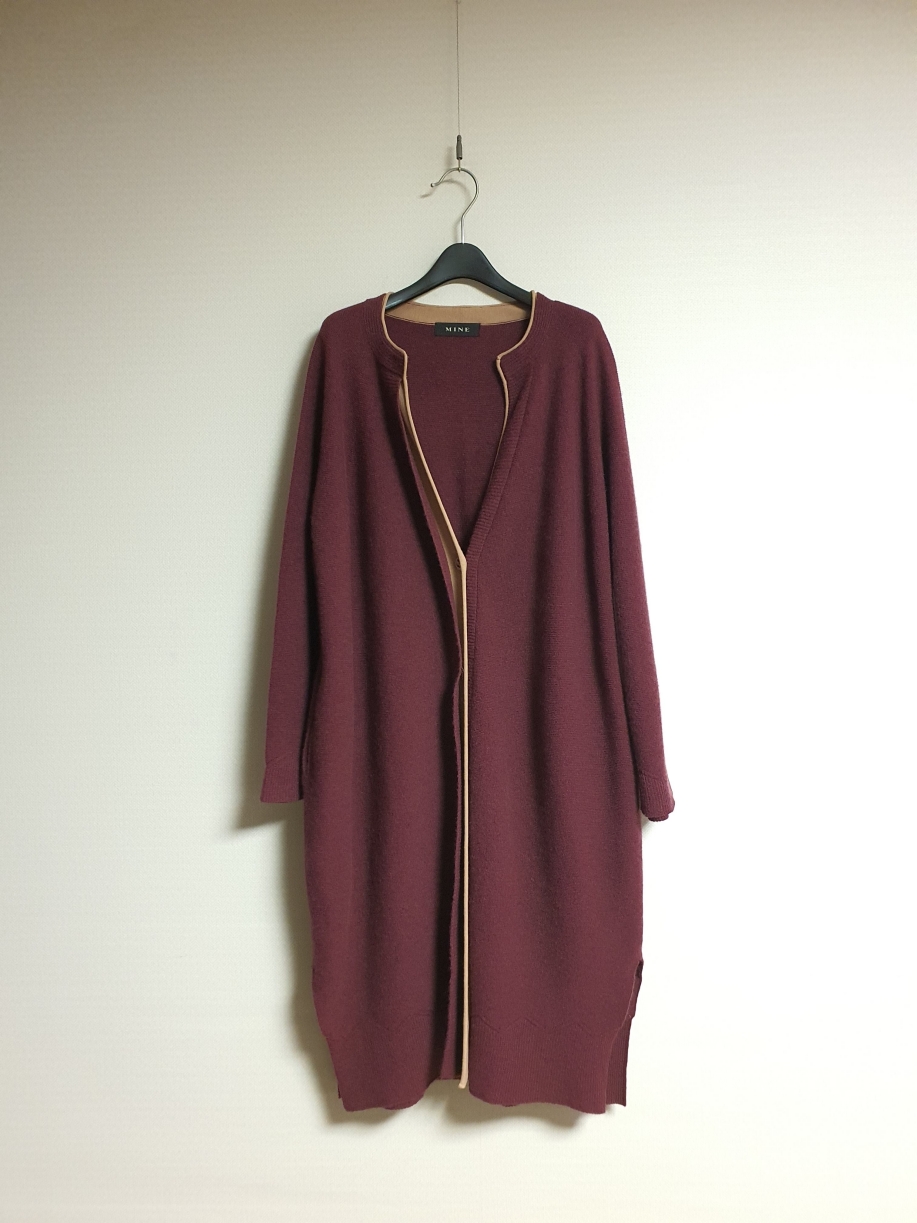 mine 마인 100% 캐시미어 가디건 프리사이즈  정품 