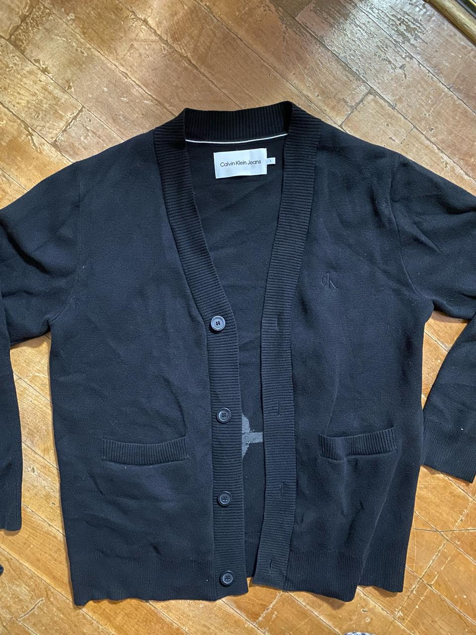 Calvin Klein Jeans 블랙 가디건 L (105)