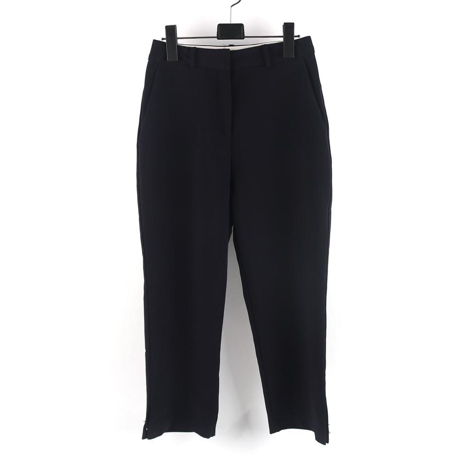 베이비파우더 딥네이비 여성 일자 정장 바지 / P025 -346