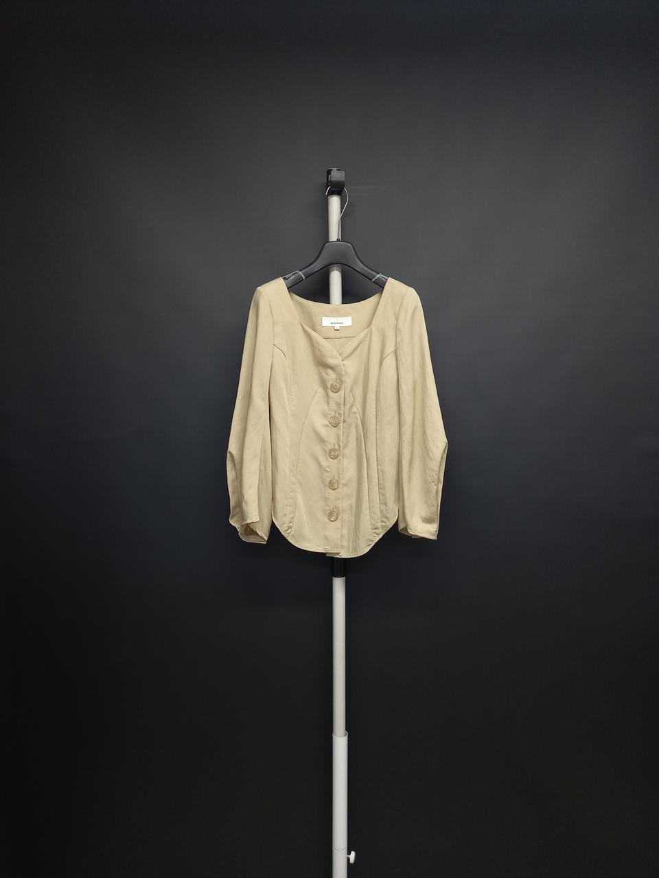 새 아키라나카 춘하추 레이온 긴팔블라우스 55.44