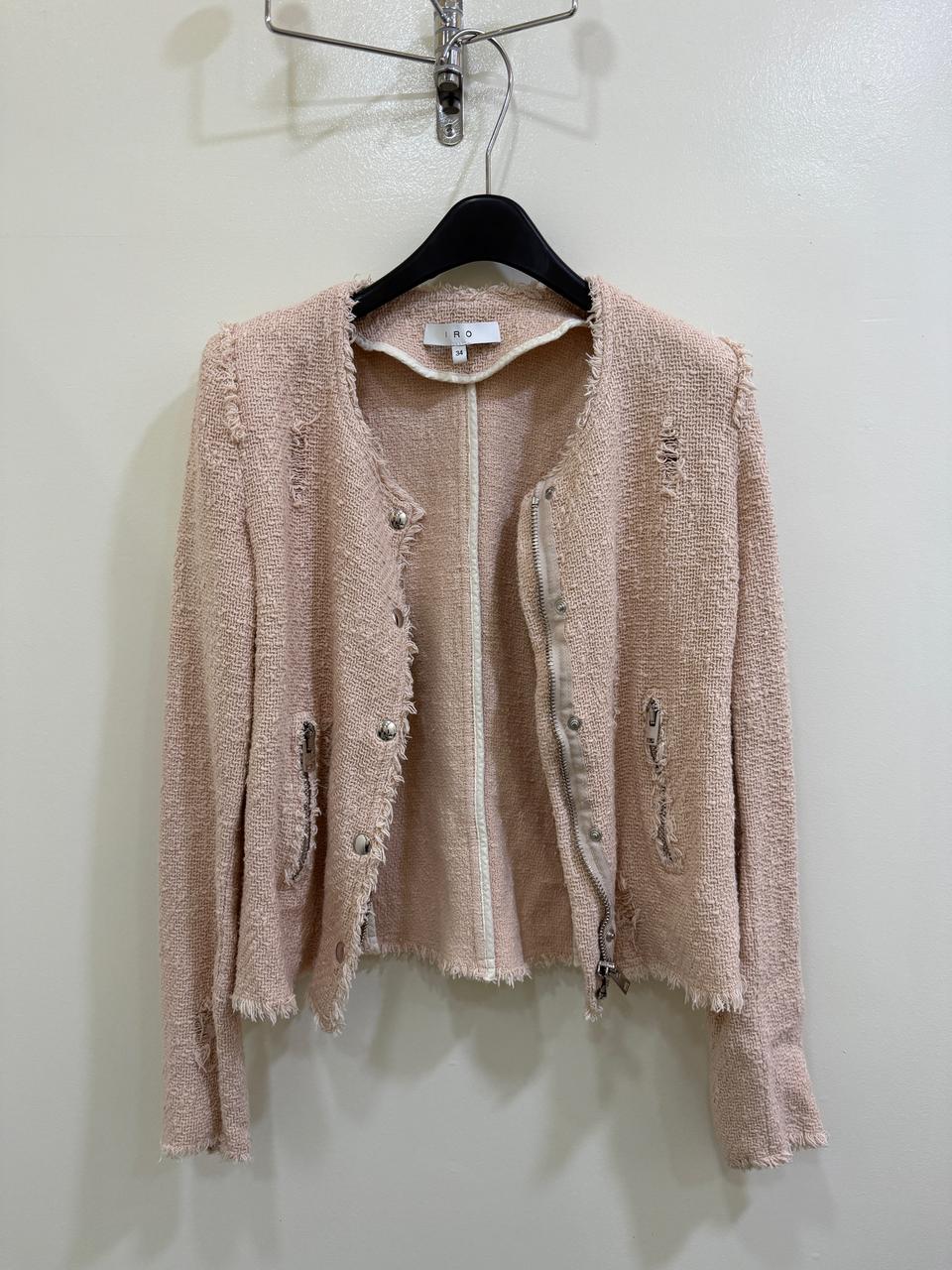 IRO 이로 핑크 트위드 자켓(정품)