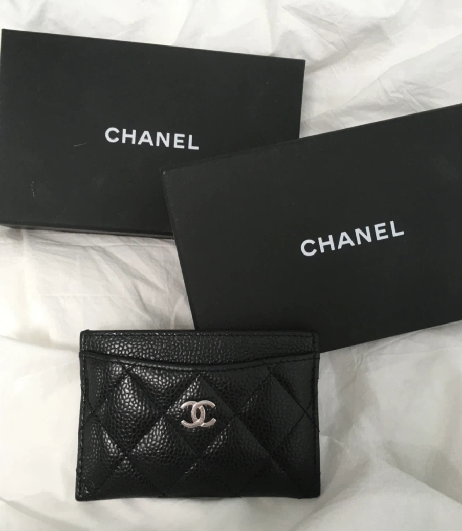 샤넬 클래식 카드 홀더 그레인드 카드지갑