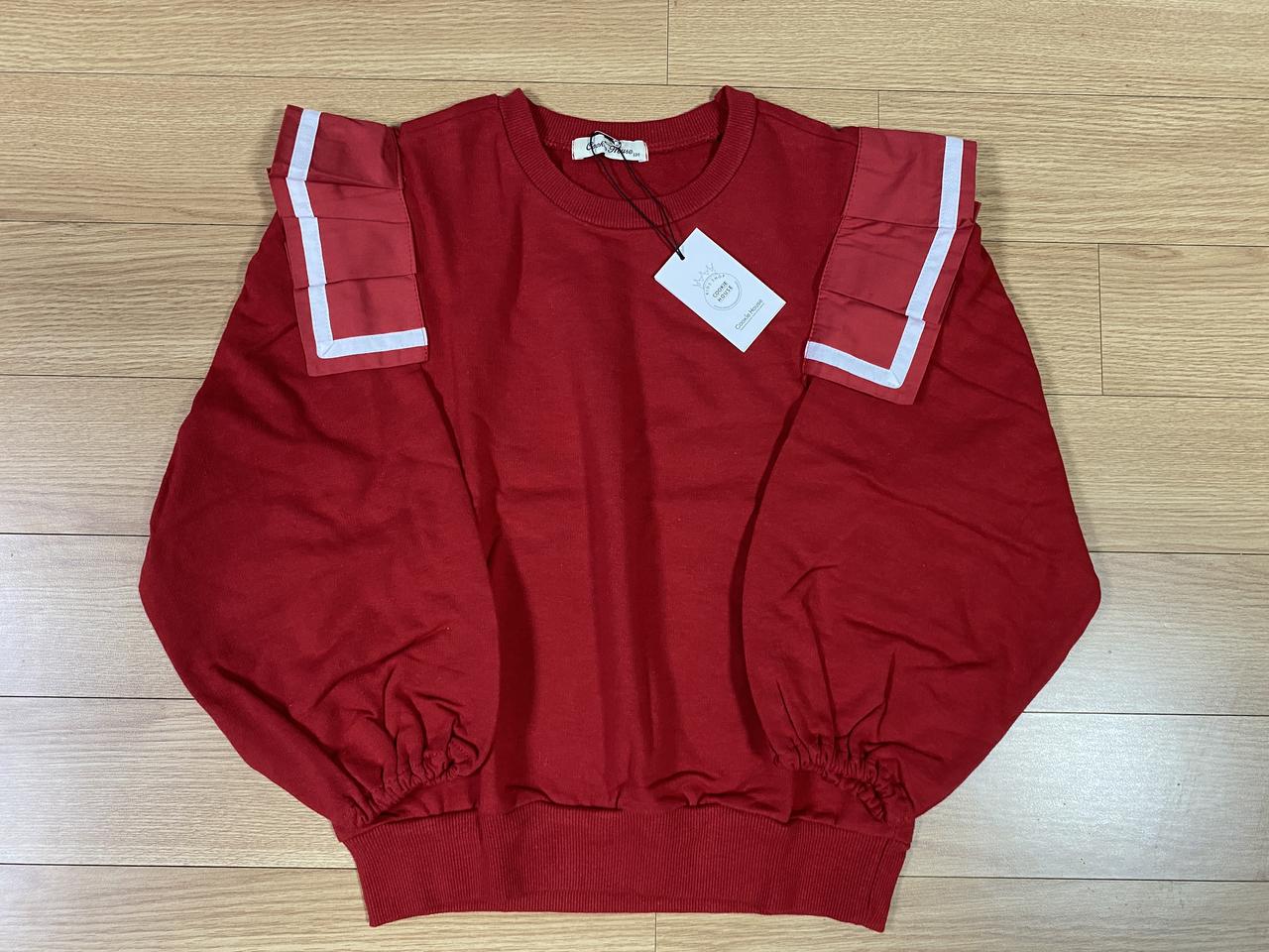 퍼프소매 티셔츠 130