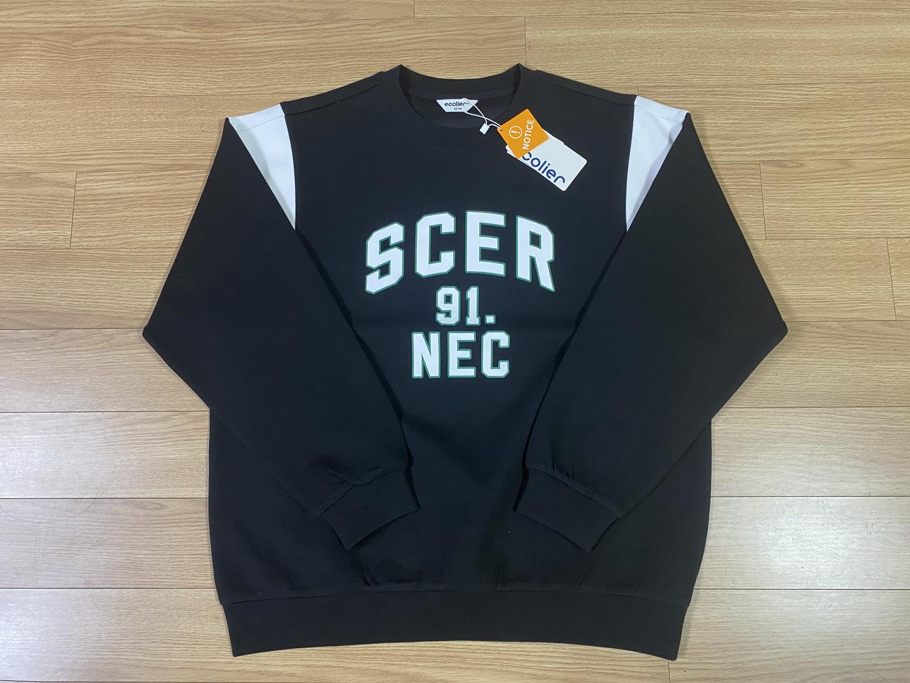 에꼴리에 라운드 맨투맨 140,150,160~170