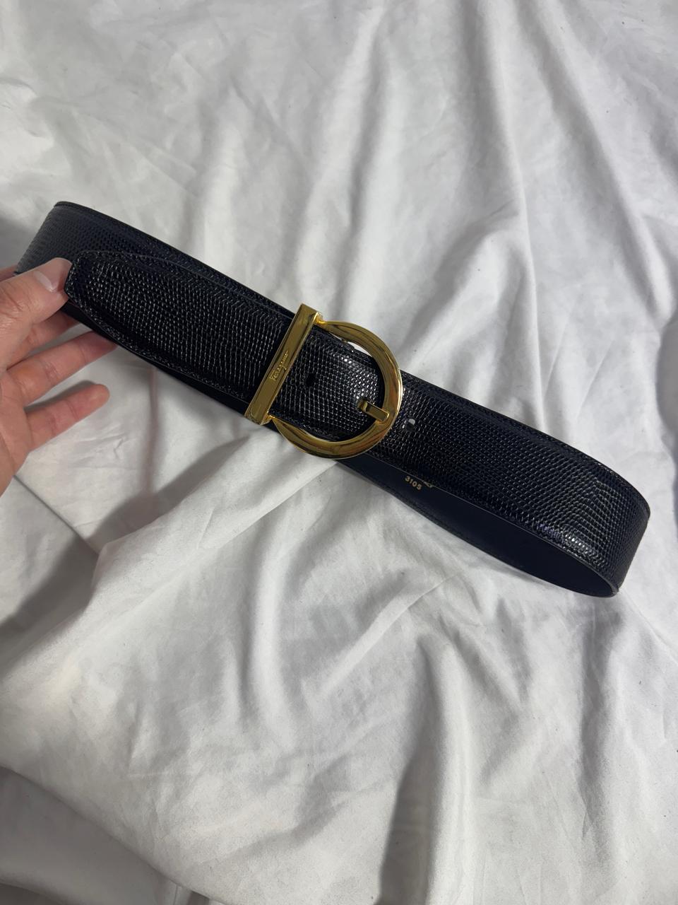 페라가모 레더 벨트