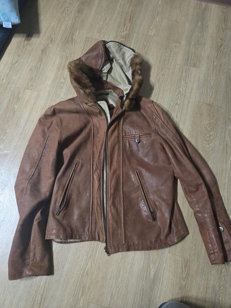 후드 가죽자켓 105