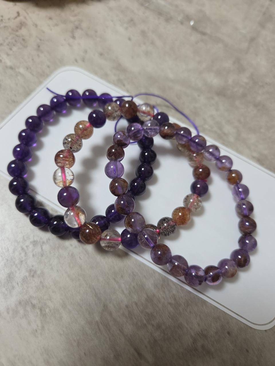 새거 . 원석팔찌 3개일괄 다 합해서 택포 5만