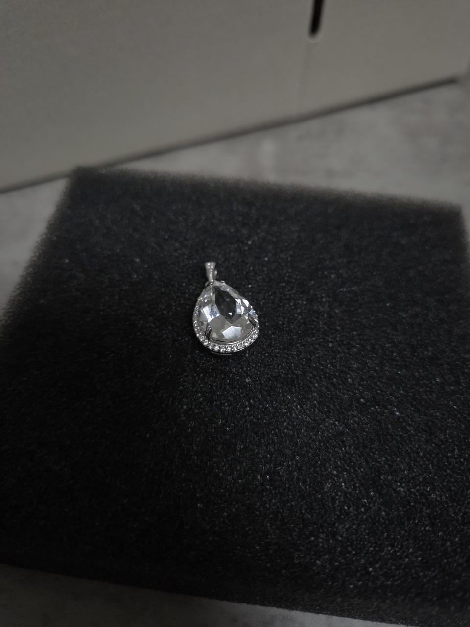 새거 . 원석 백수정 + 925실버 팬던트