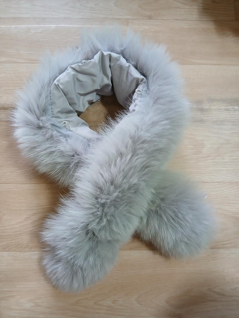 폭스 여우털 넥카라 새상품급