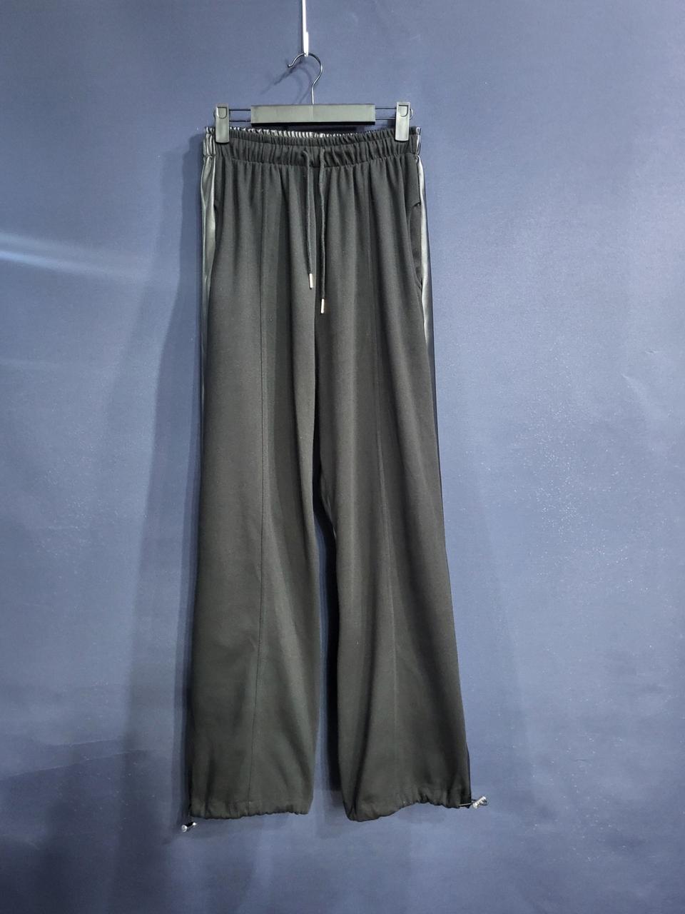 와이드 스트링 밴드 레더 팬츠(새상품)