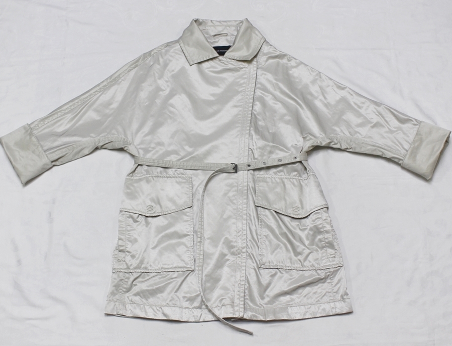 클럽모나코 여성 85 춘추 집업 하프 자켓 코트 벨티드