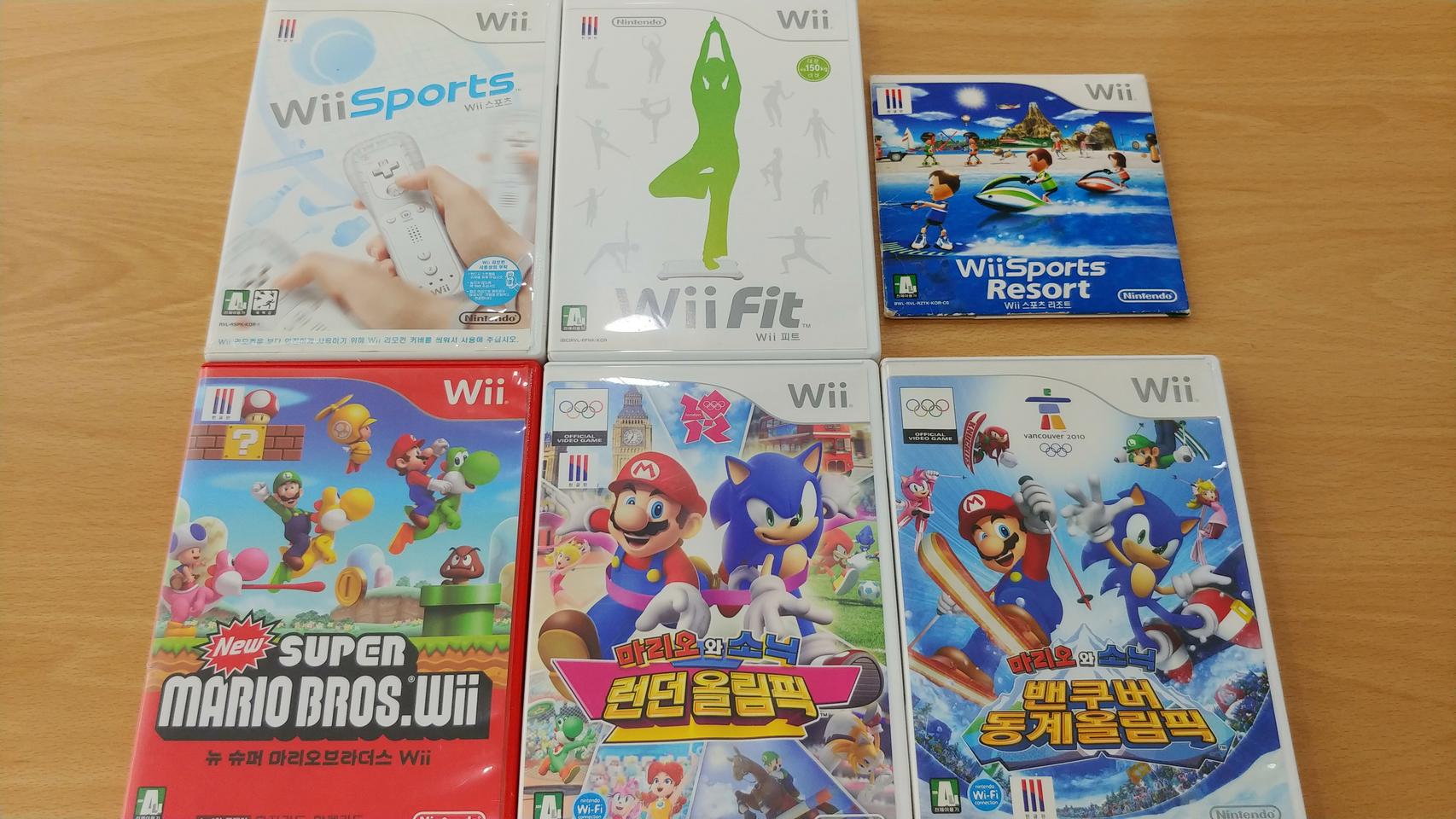 닌텐도 Wii 정품 게임 시디 팝니다.