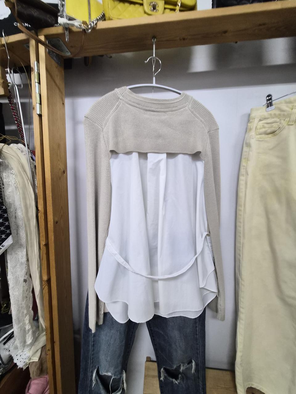 쉬폰 레이어드 봄니트