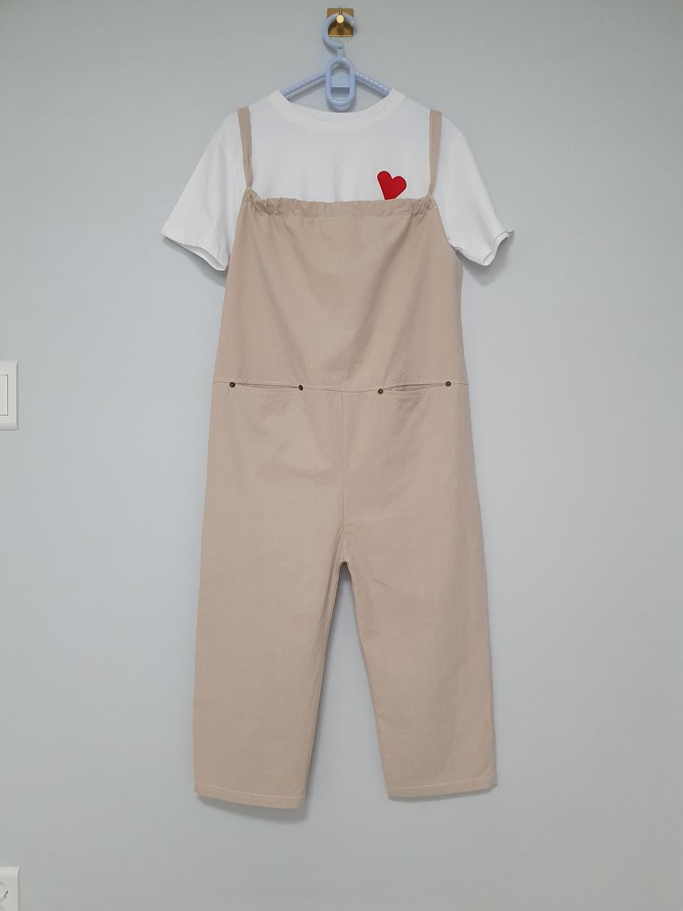 (상태좋음)키작녀 멜방바지, 점프수트 44~66반