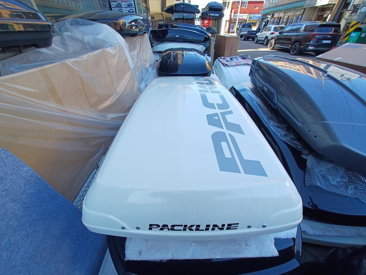 팩라인 fxㅡsuv 화이트 및 라이노랙 rs2500 골프 6세대용