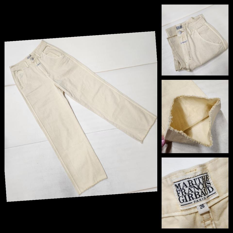 정품 마리떼프랑소와저버 여성 면 데님 와이드 팬츠 26