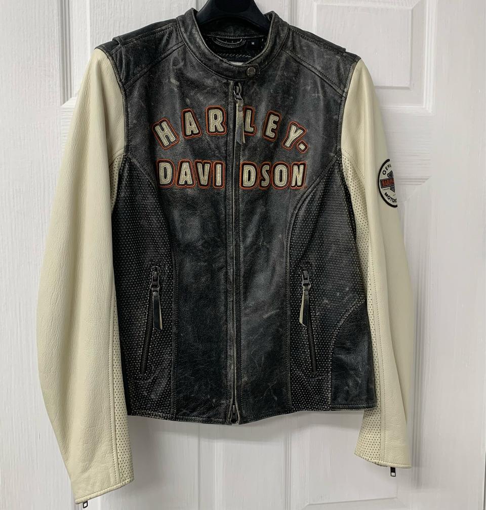 할리데이비슨 빈티지 소가죽 라이더자켓