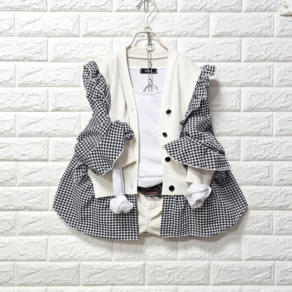 긔연킹엄체크가디건