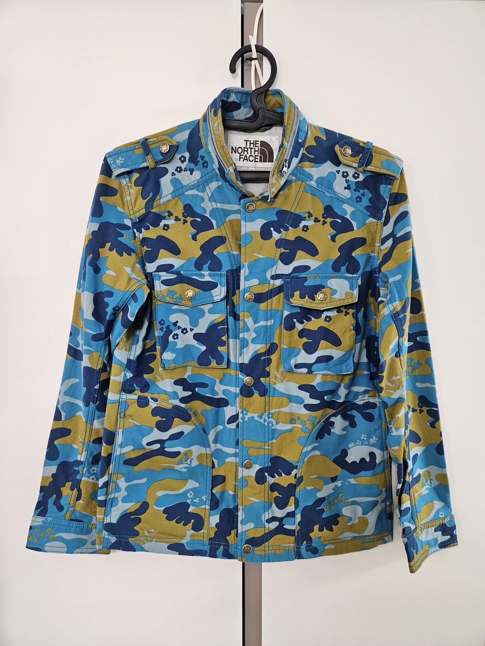 노스페이스 블루카모 남성자켓.95사이즈(새상품급)