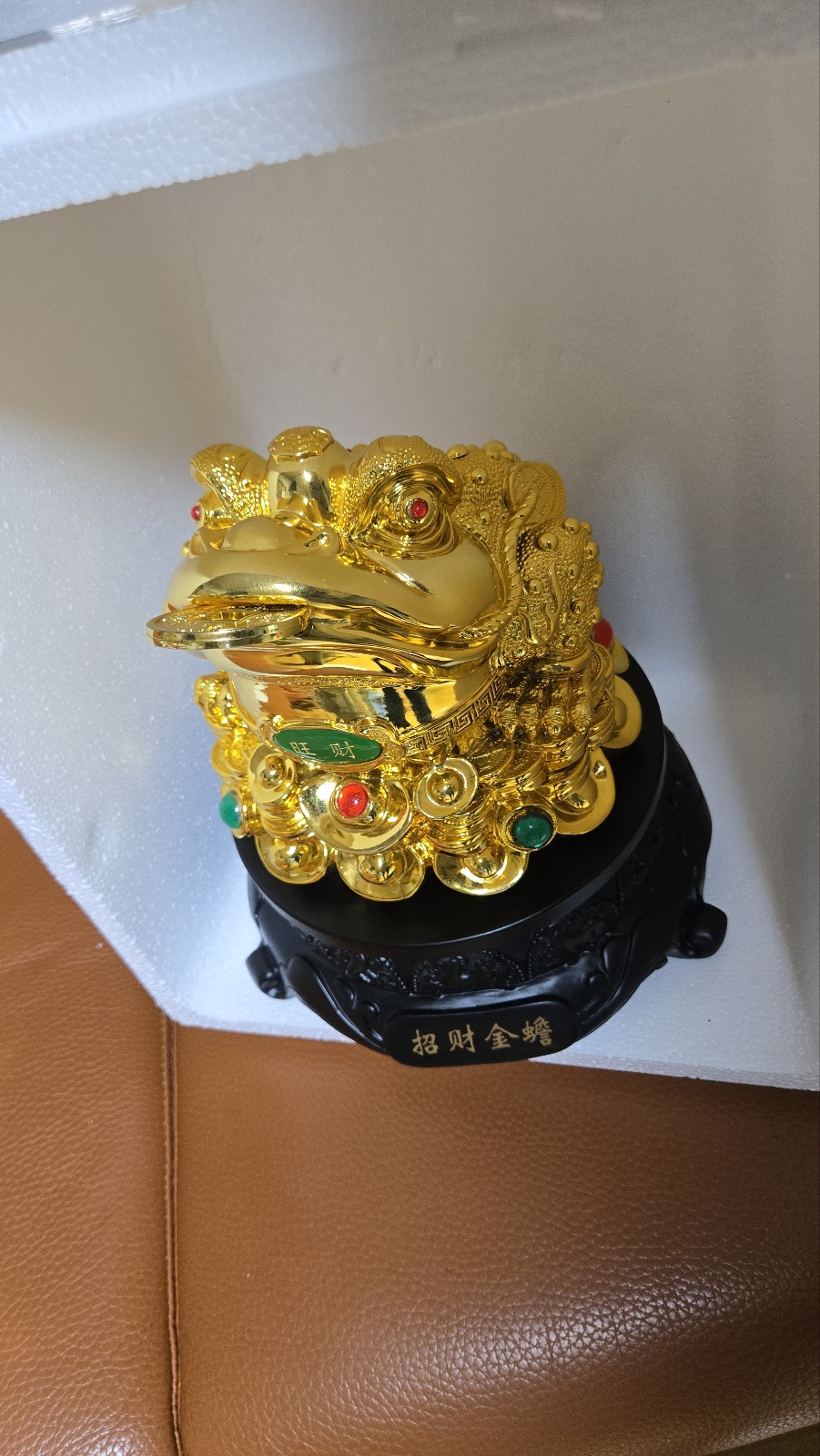 황금 재물복 두꺼비/회전형 큰사이즈 대략30cm