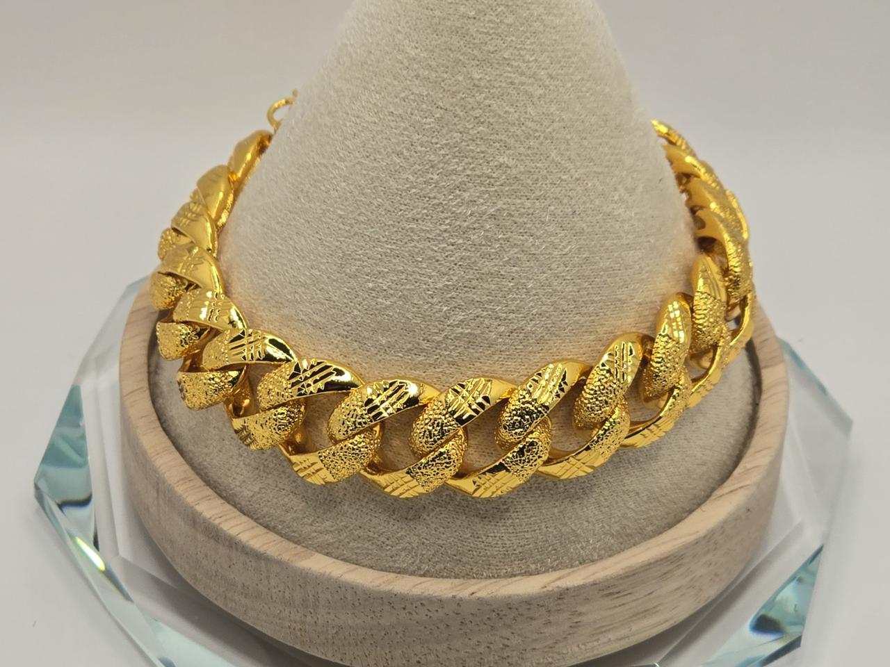 금도금 체인 팔찌