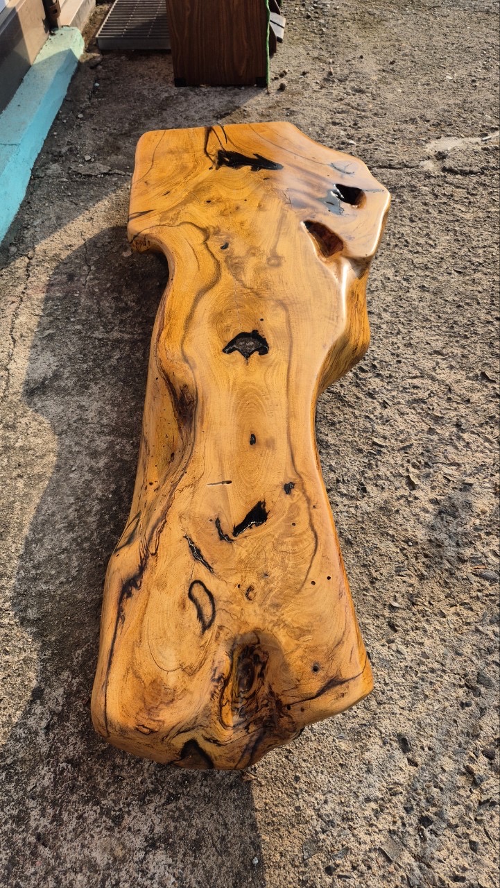 먹감나무 원목 차탁