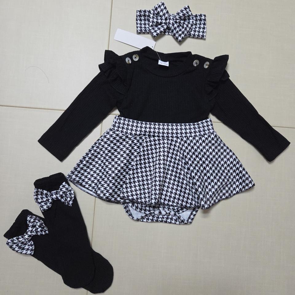 (새상품) 돌아기 여아 스커트 치마 바디슈트 세트 80호