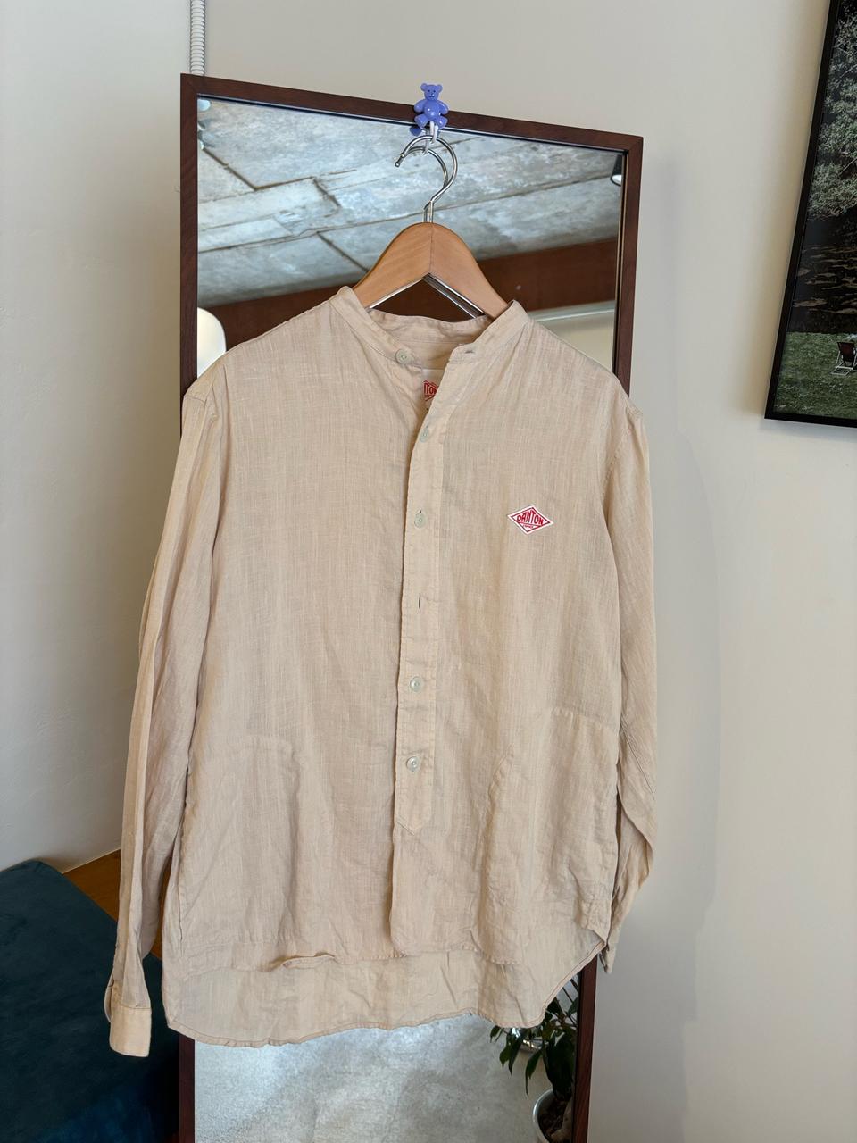 DANTON  린넨셔츠 아이보리