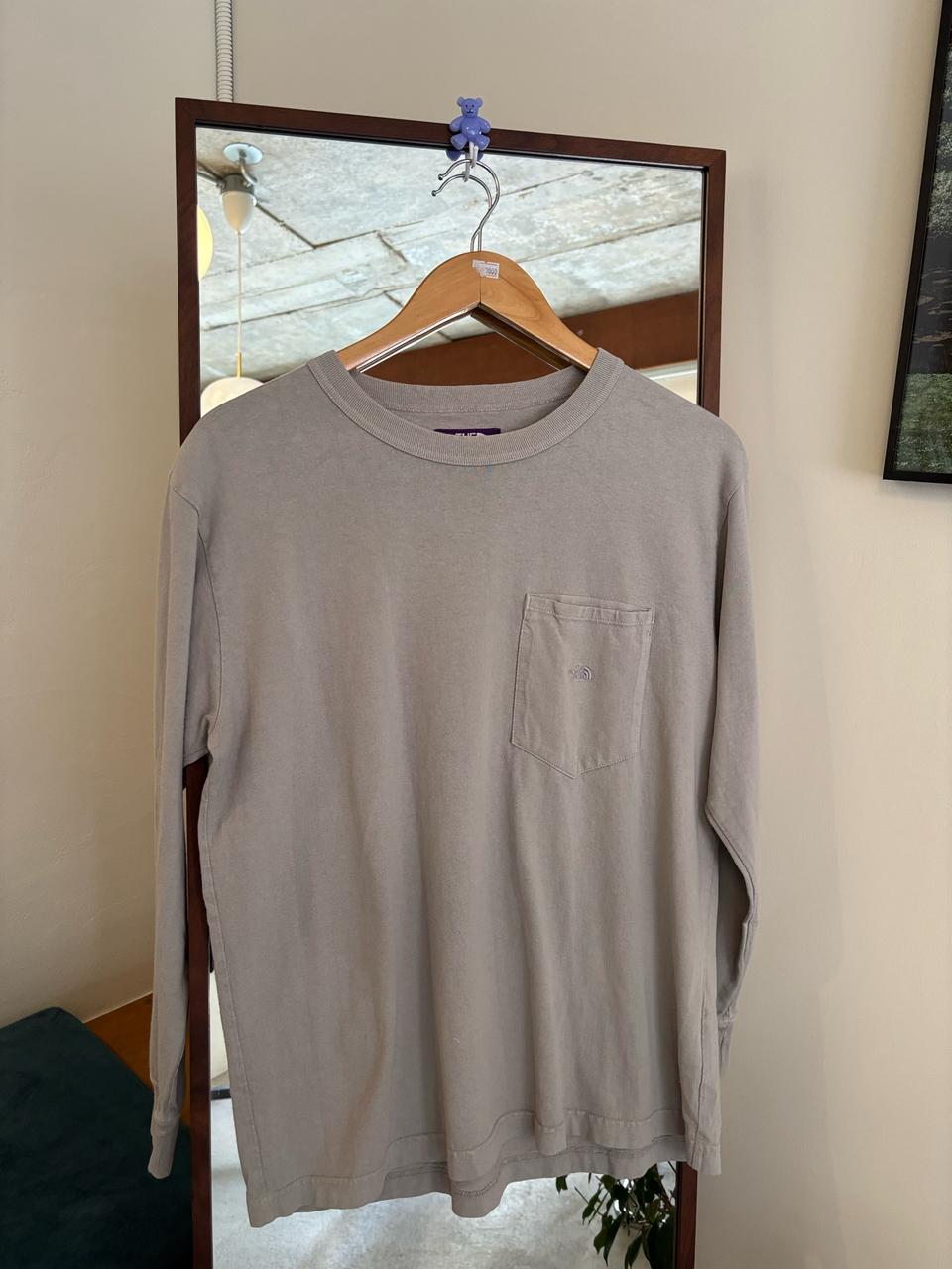 노스페이스 퍼플라벨 긴팔키셔츠 그레이톤