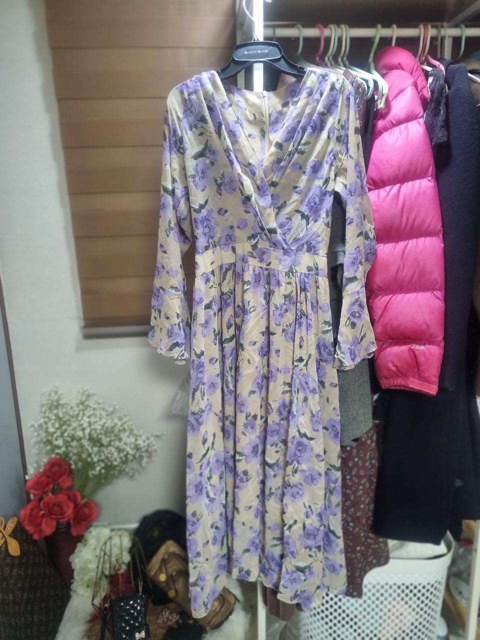 (정품)JOLIJOLI 플라워 롱 원피스