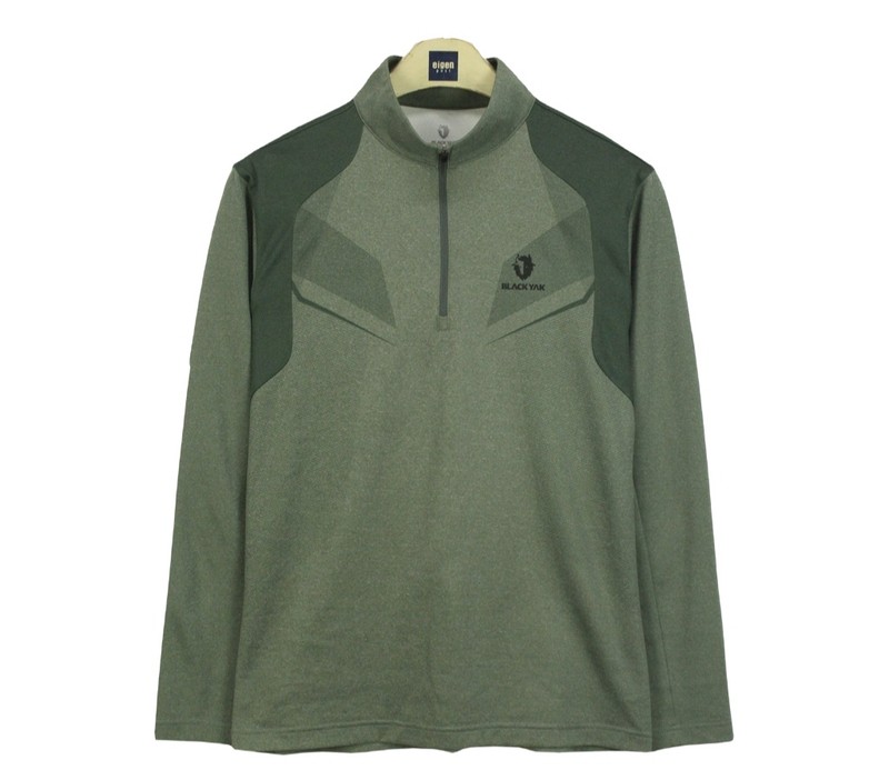 20461 블랙야크 반집업 긴팔티 100 남자 등산 티셔츠 브랜구제