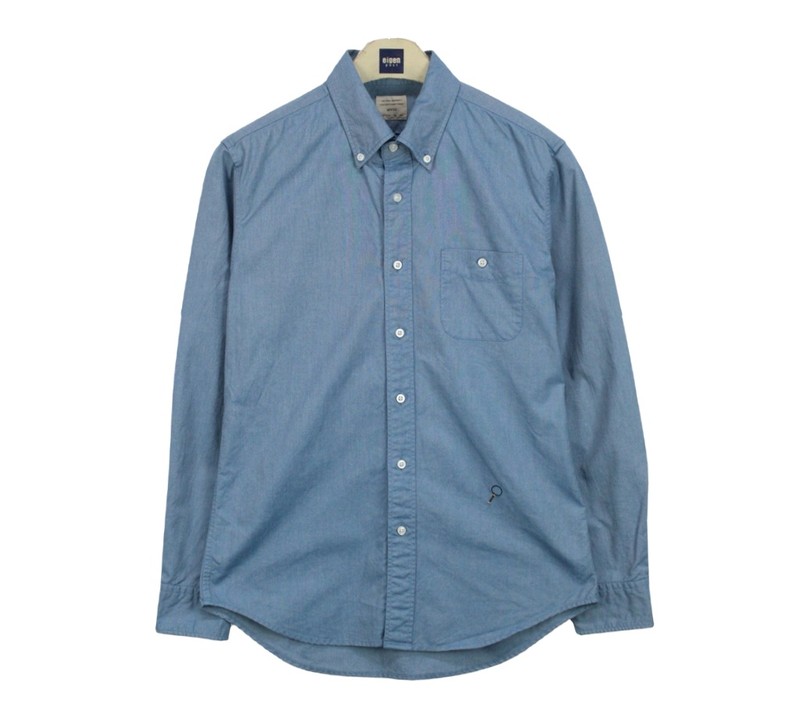 20478 엠비오 긴팔 청남방 셔츠 100 남자 캐주얼 남방 브랜구제