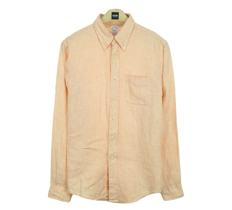 20480 브룩스브라더스 린넨 긴팔 셔츠 100 남자 와이셔츠 브랜구제