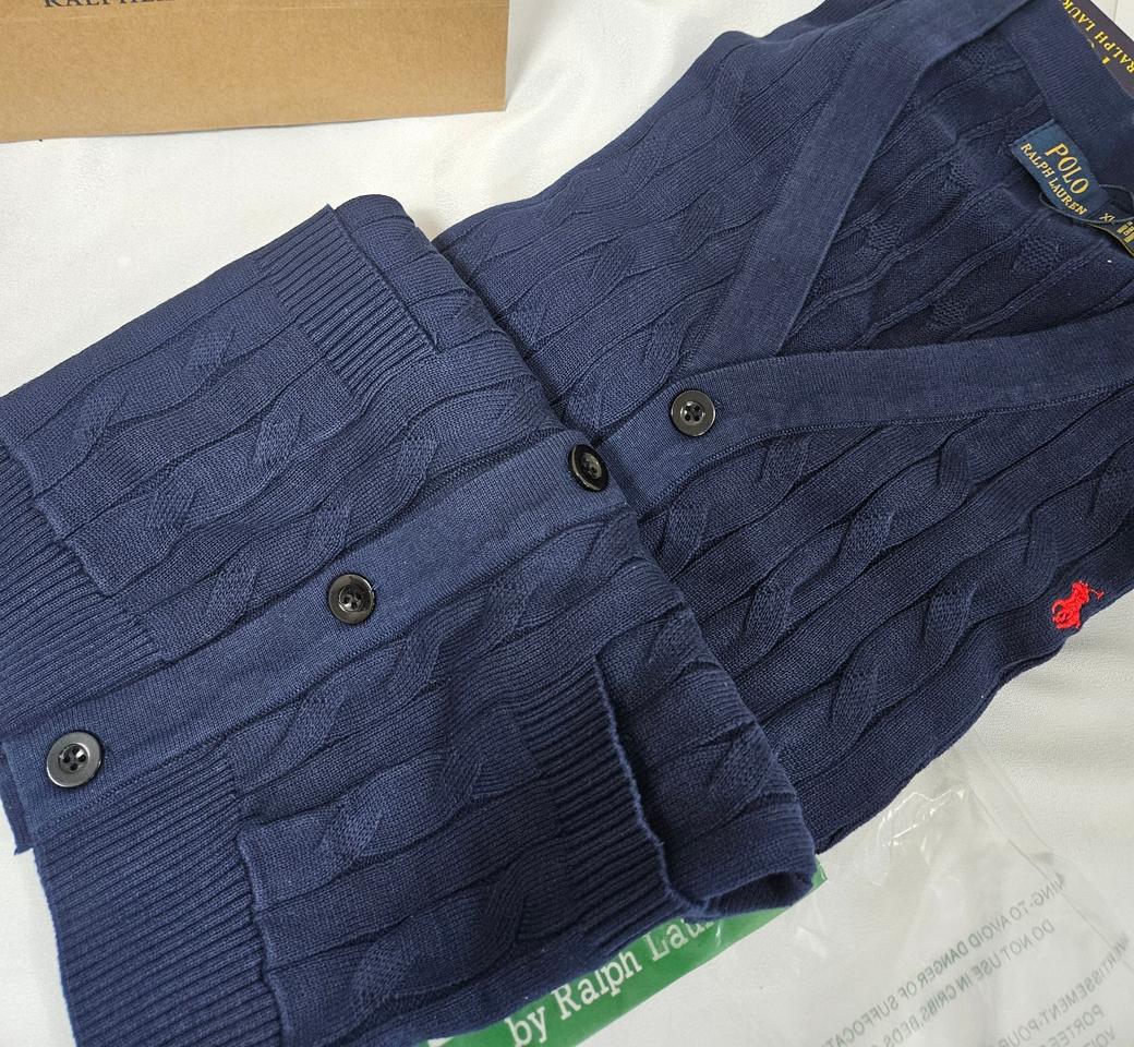 폴로 가디건 남성용 네이비 새상픔 라지