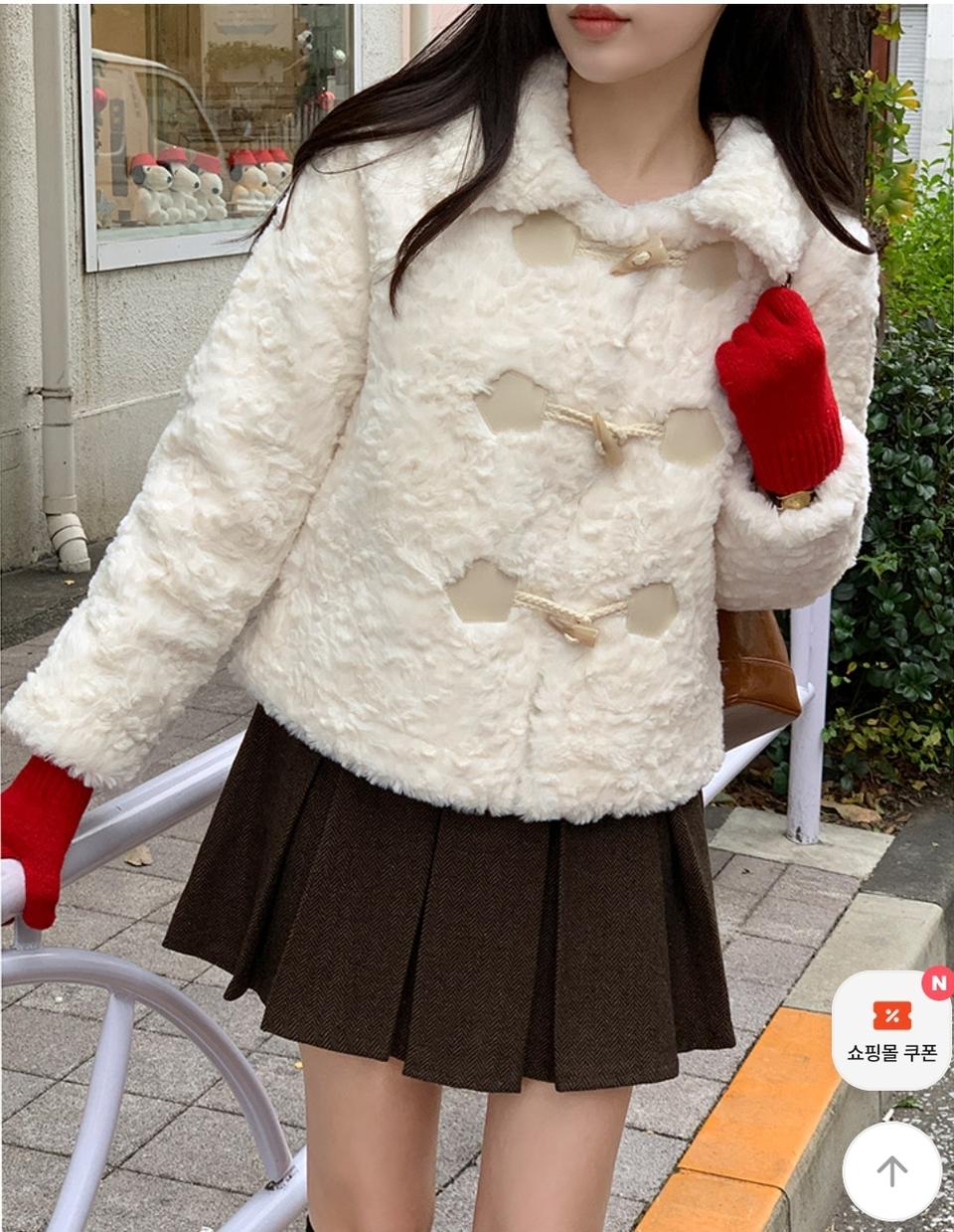 195 아뜨랑스 떡볶이 밍크 퍼자켓