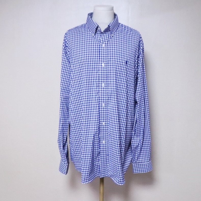 폴로 남성115사이즈 체크 셔츠(3)