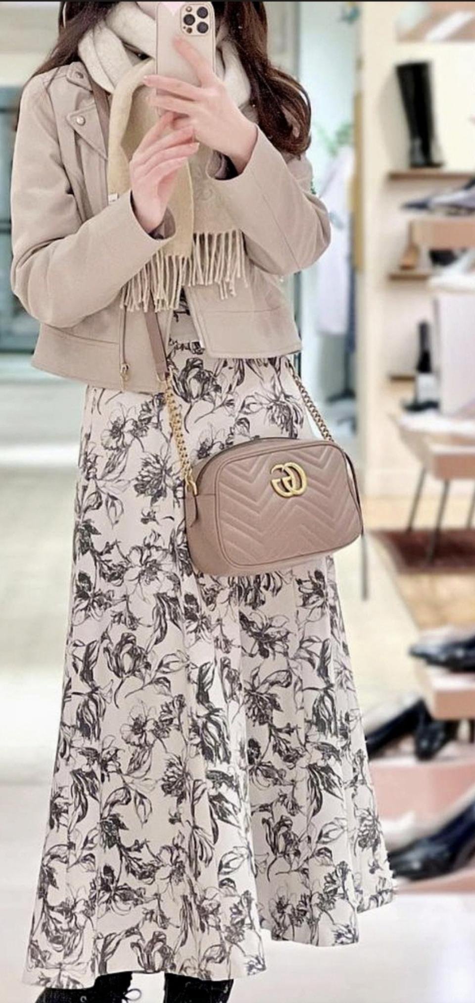 구찌 마몬트 마틀라세 스몰 크로스/크로스백 정품S급(감정O)