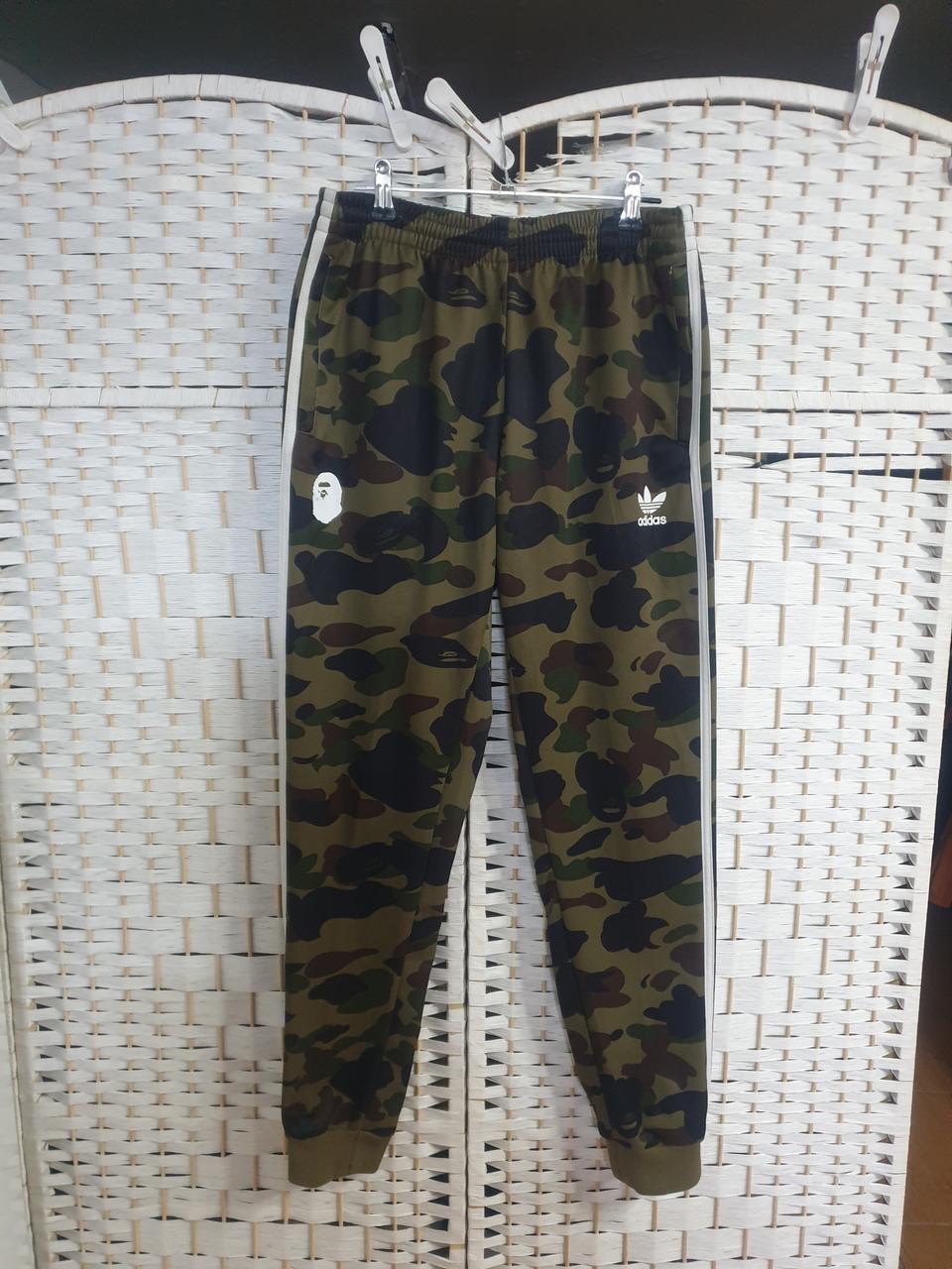 아디다스 x 베이프 카모 트레이닝 바지 L