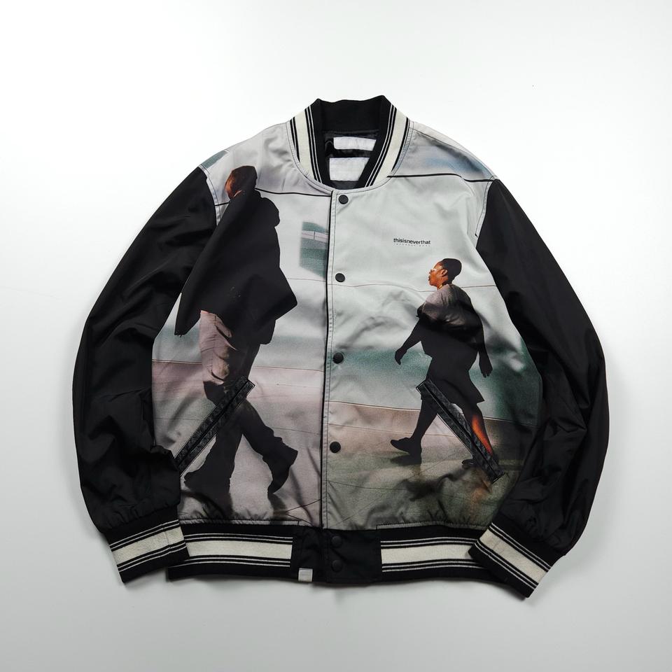 디스이즈네버댓 빅로고 바시티 자켓 에어포트 (L)