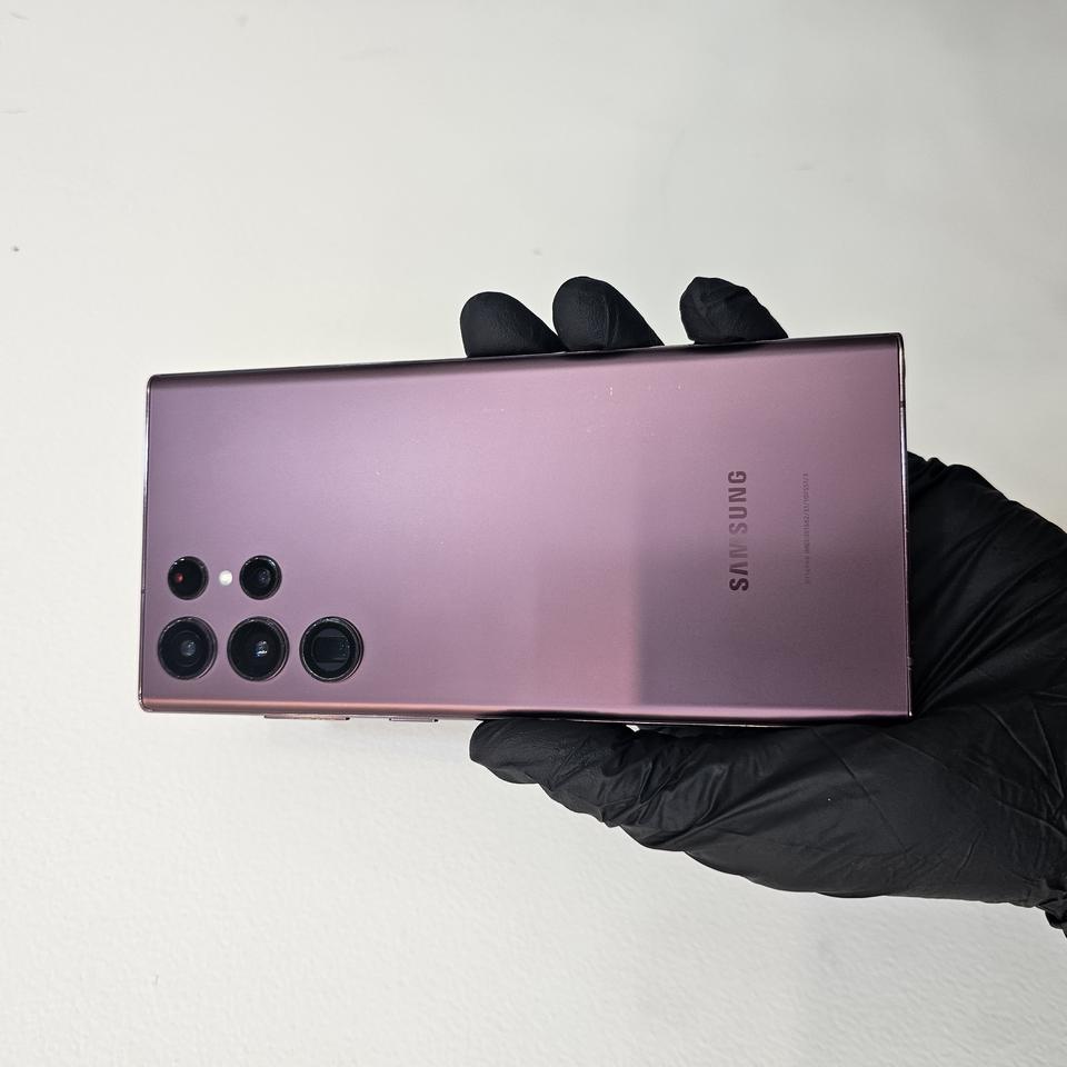 갤럭시S22울트라 256기가 버건디 (무잔상) / 0302