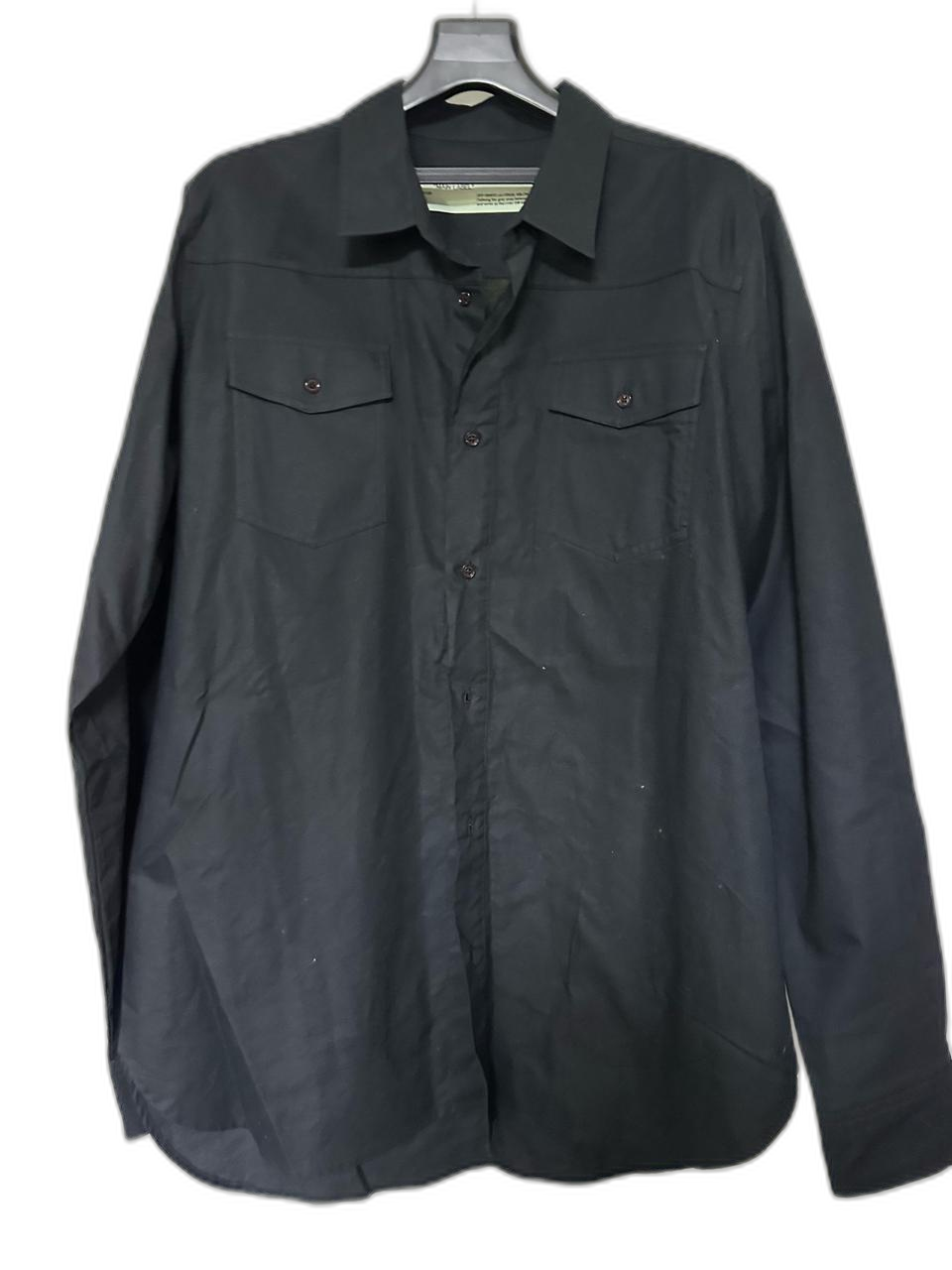 Off-White 블랙 셔츠 L