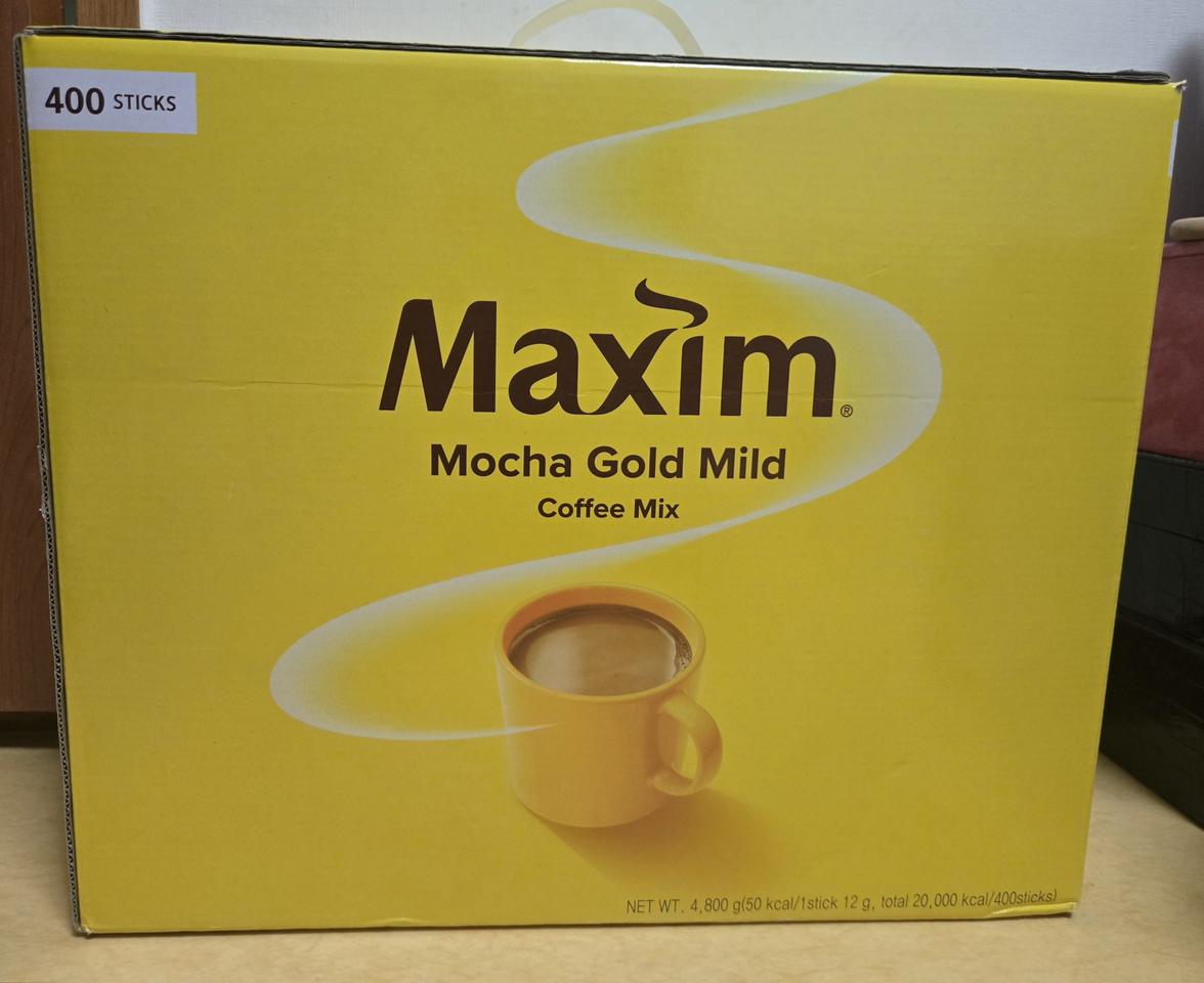 맥심 모카골드 400개 미개봉 택포 판매(직거래시 -3천원)