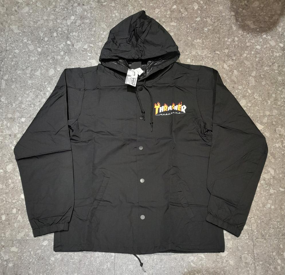 (새상품) 트레셔 코치자켓 블랙 (XL)