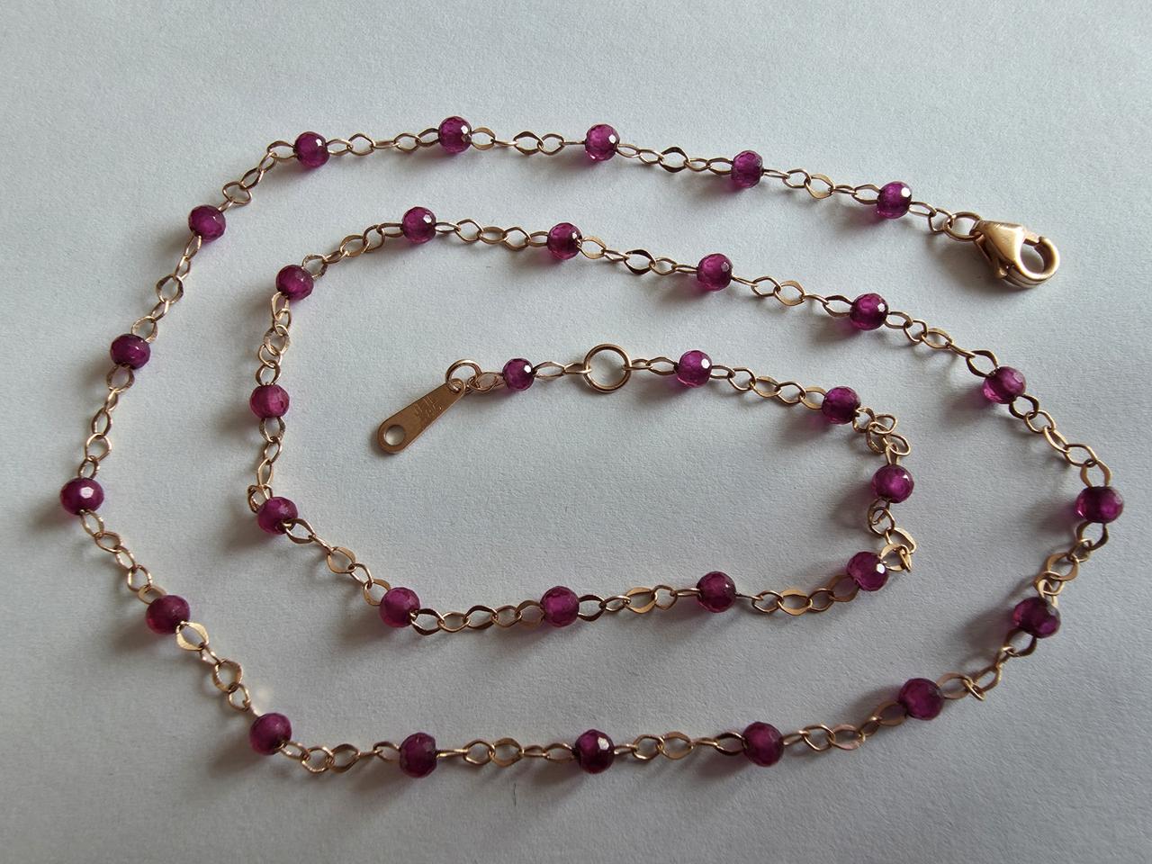 14K 러블리 루비목걸이