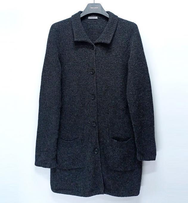 여성 모혼방 니트 롱 가디건