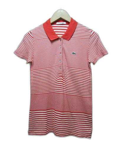 라코스테 정품 줄무늬 면스판 카라롱티 36 55