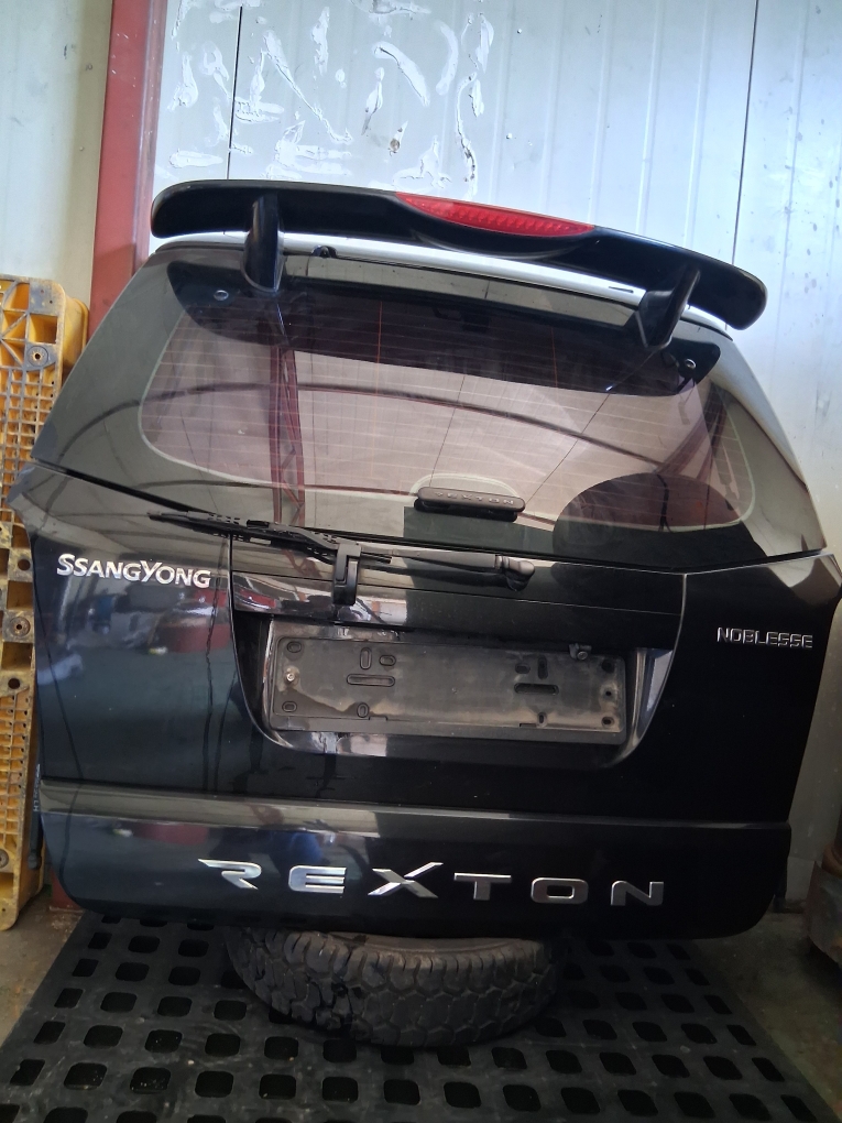 렉스턴w 트렁크 백도어