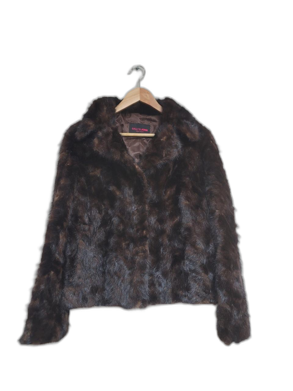 샐리앤존 뉴욕. 밍크쟈켓 100%