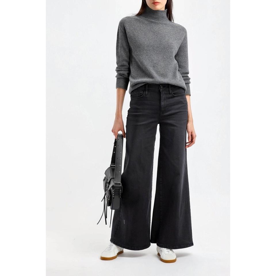 프레임 23 르 픽시 팔라쪼 블랙 데님 진 (26)