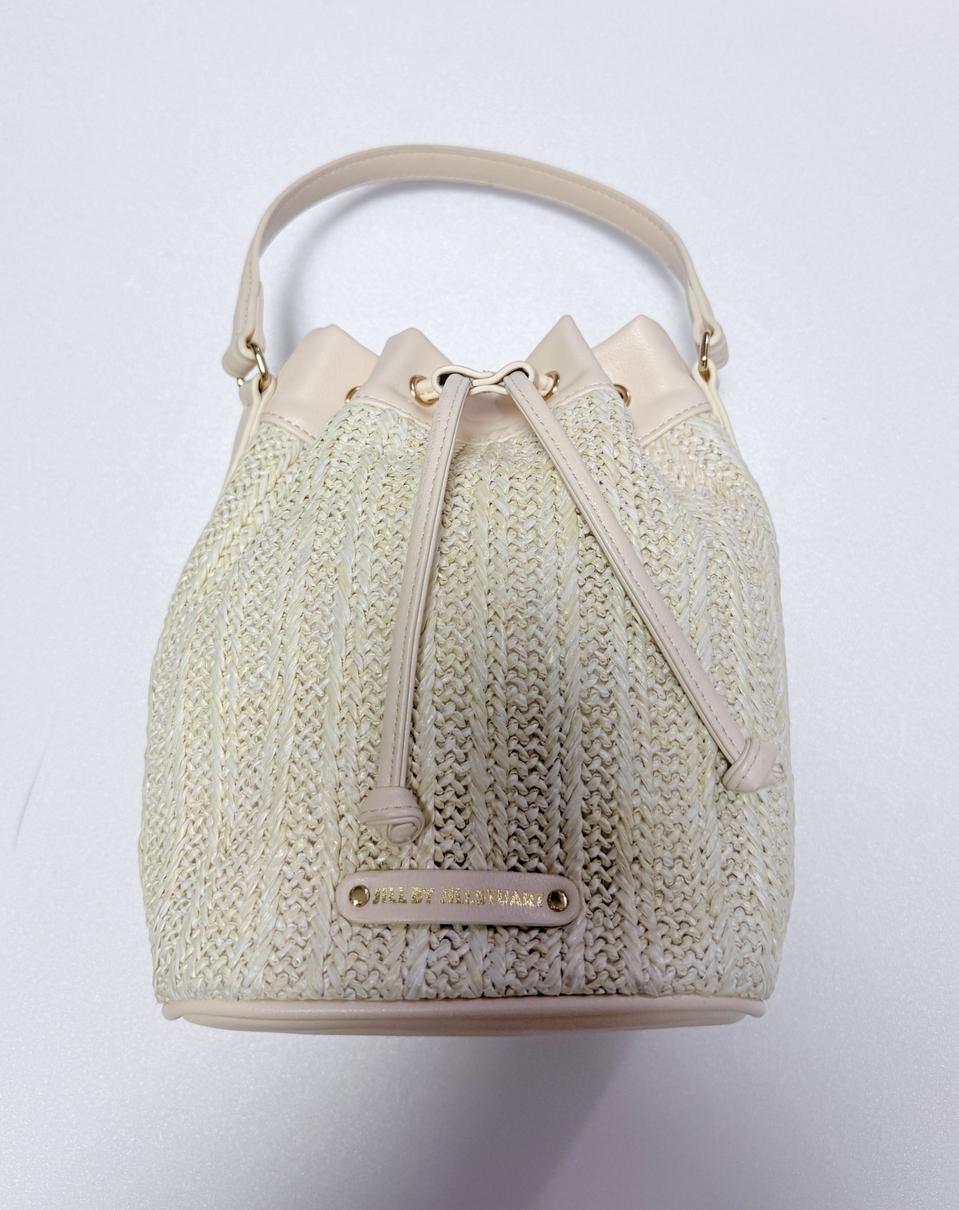 질바이질스튜어트 라탄 버킷백 아이보리 토트백